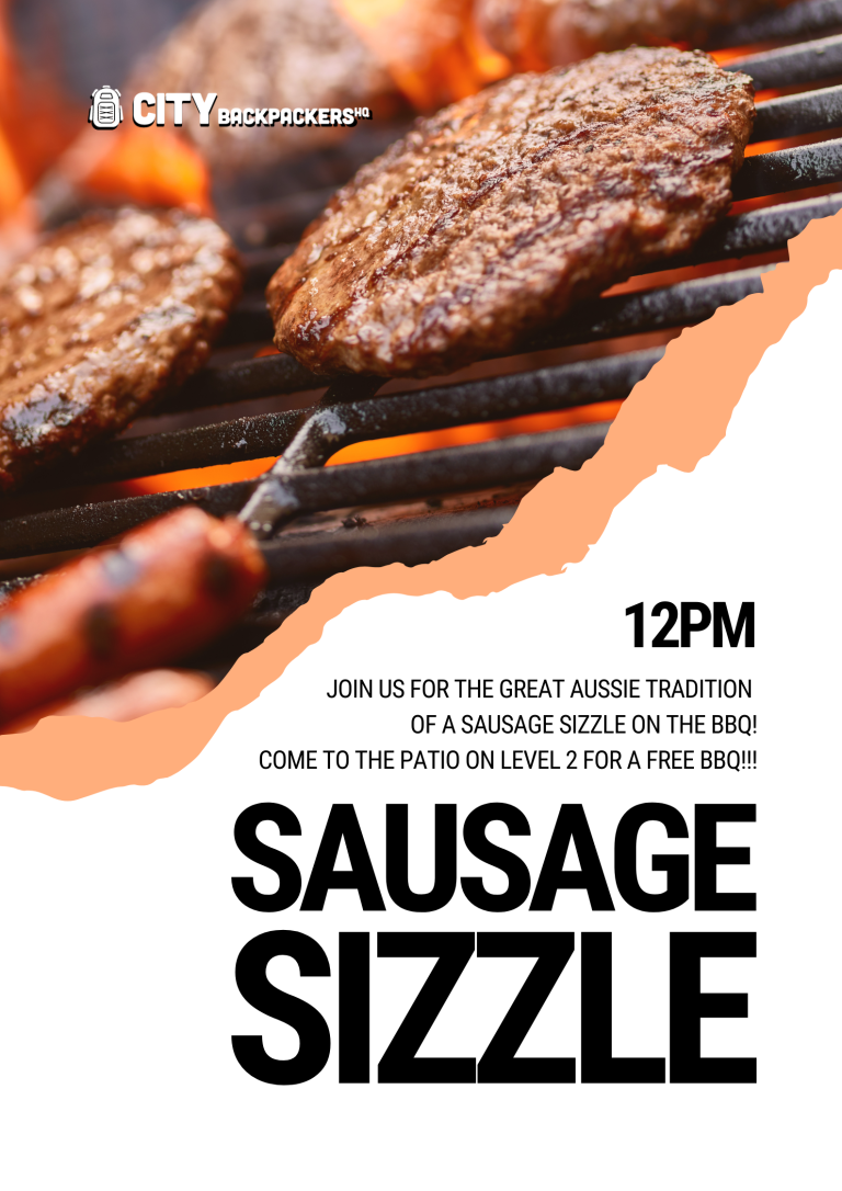 Sausage Sizzle Poster