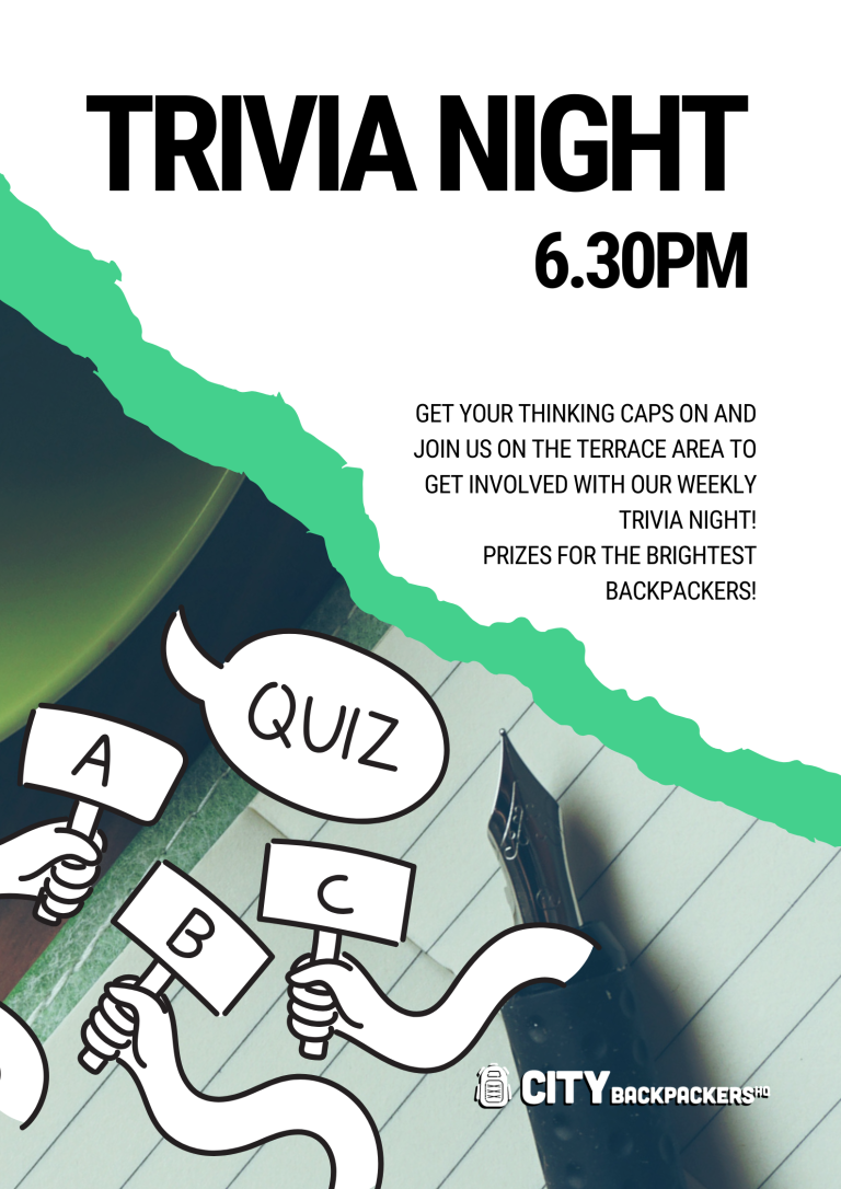 Trivia Fridays Poster